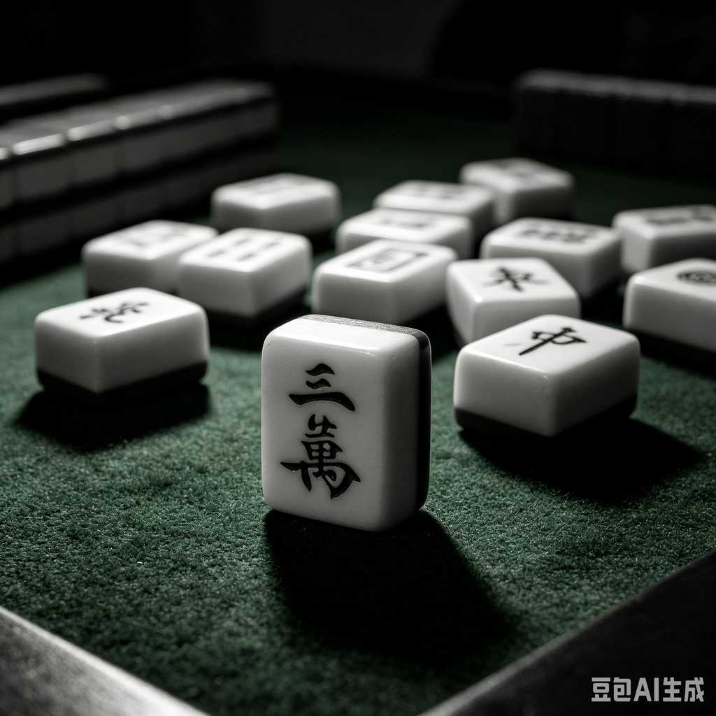 simple text mahjong tiles